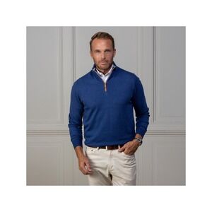 Collars & Co. NWT Luxury Cotton and Cashmere Quarter Zip Sweater - Size Large